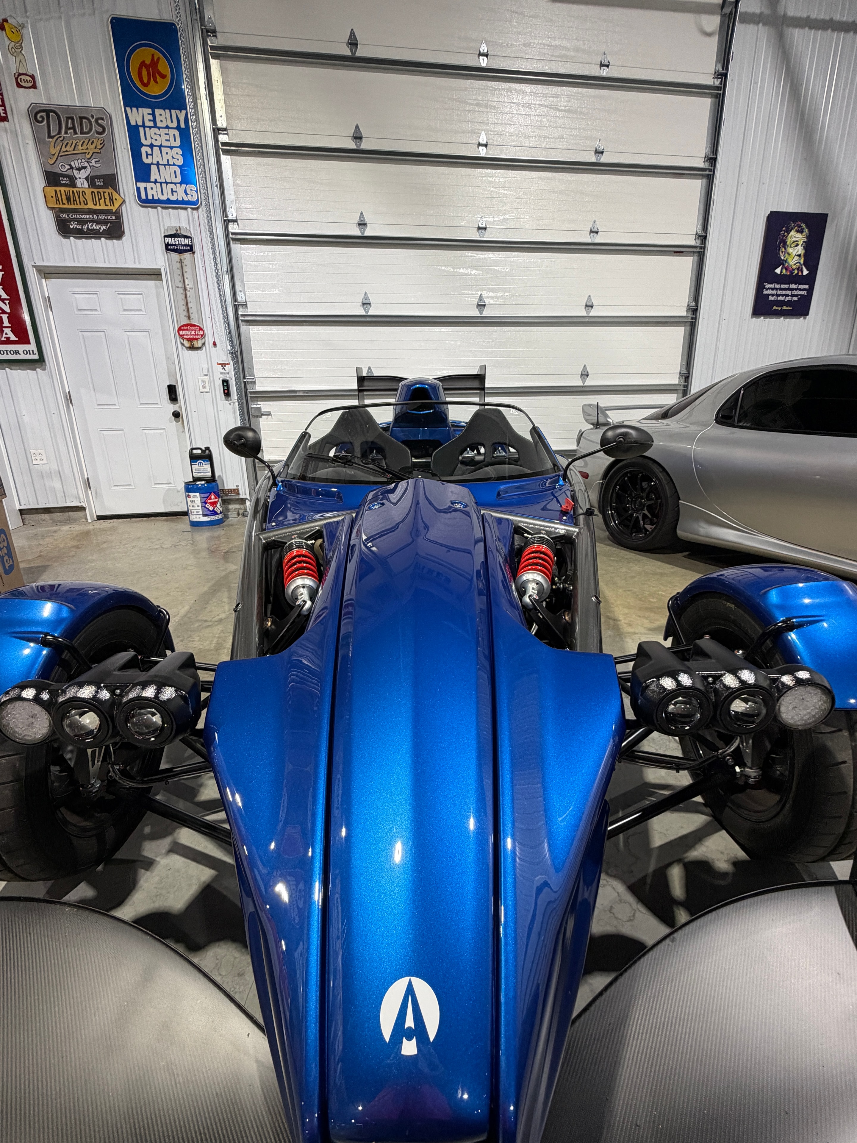 2025 Ariel Atom 4 — side profile showing spaceframe chassis and rear wing