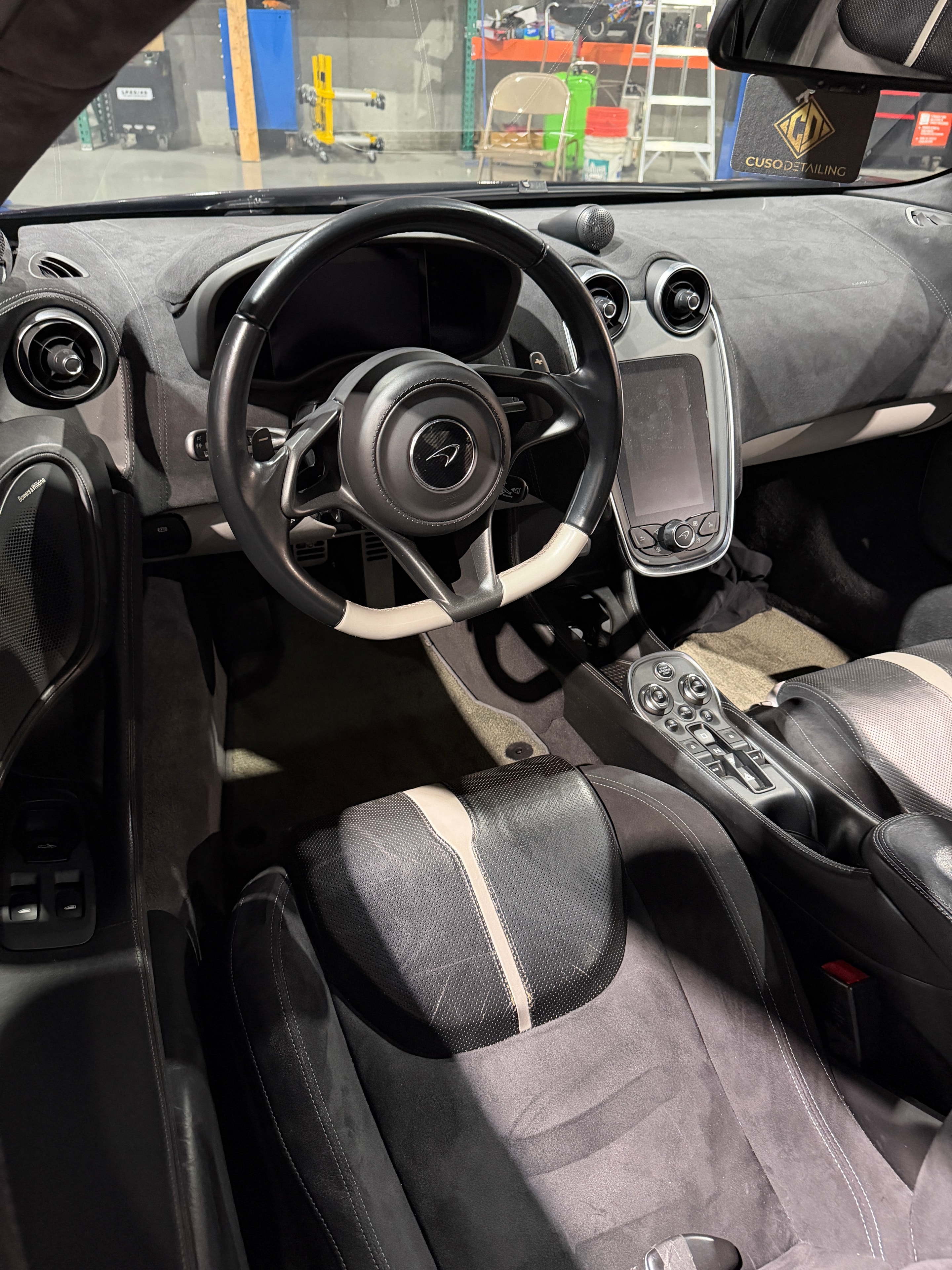 2018 McLaren 570GT — engine bay during reassembly
