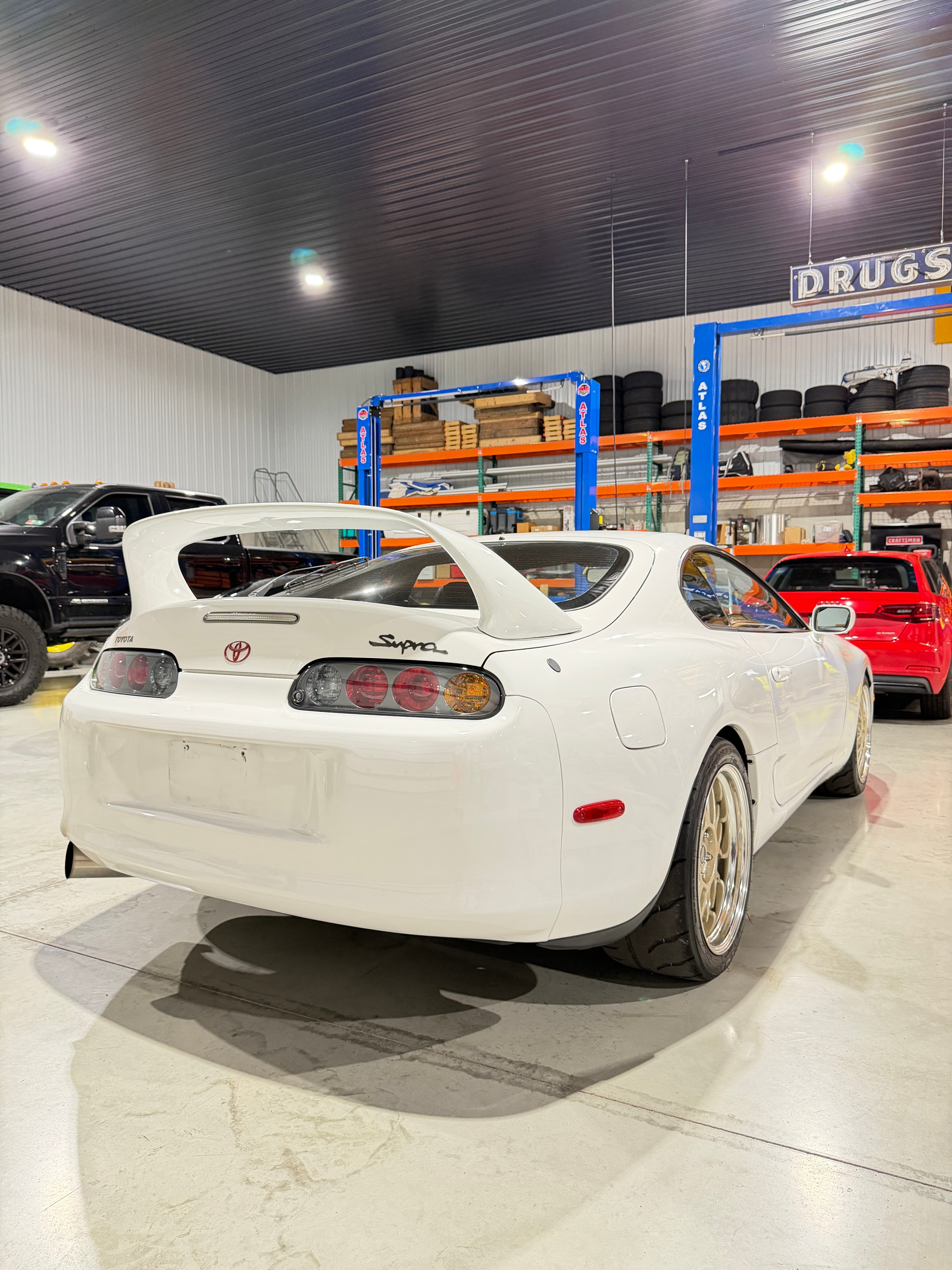 1993 Toyota Supra MkIV — exterior detail shot