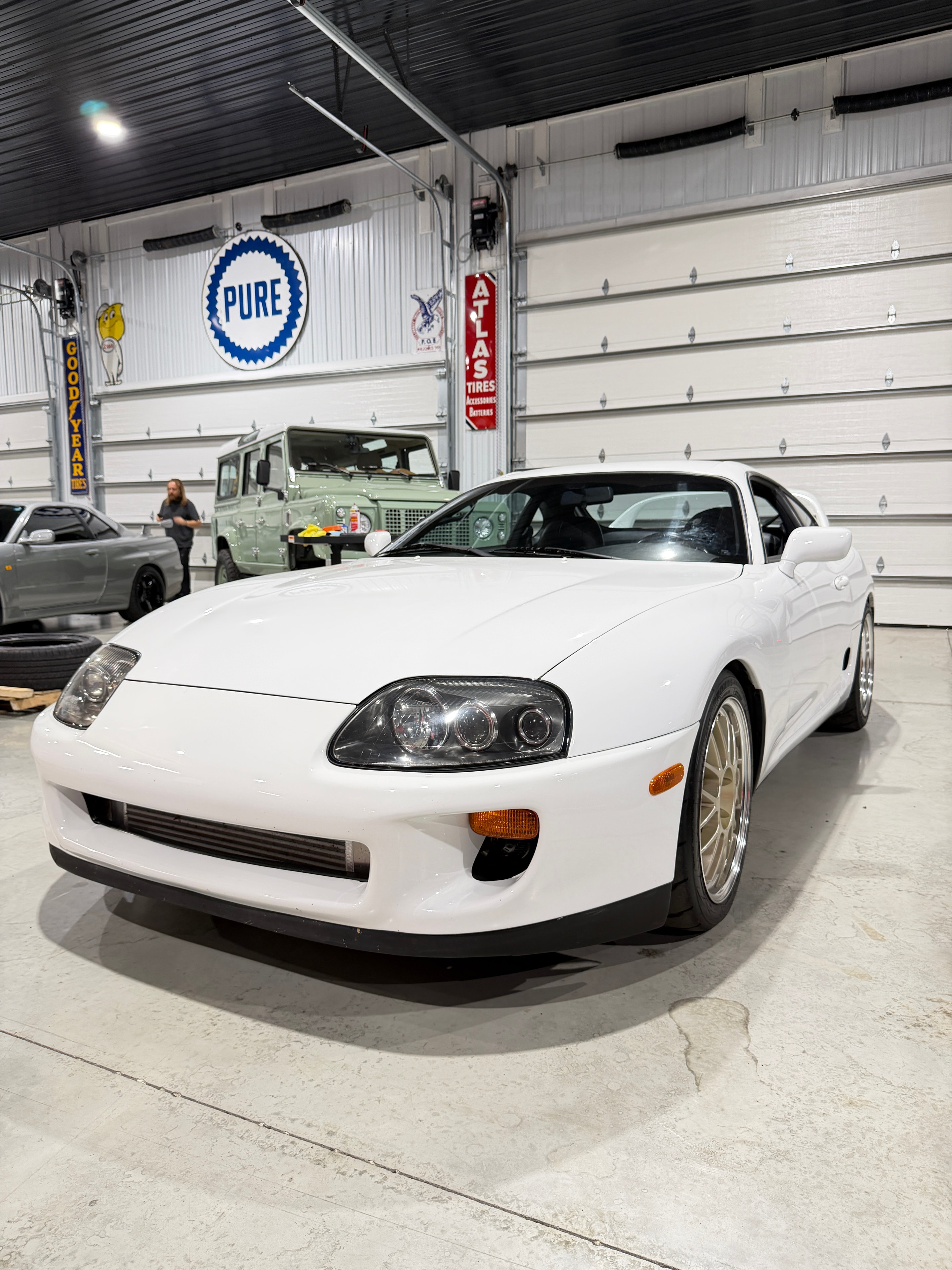 1993 Toyota Supra MkIV — rear quarter showing wing
